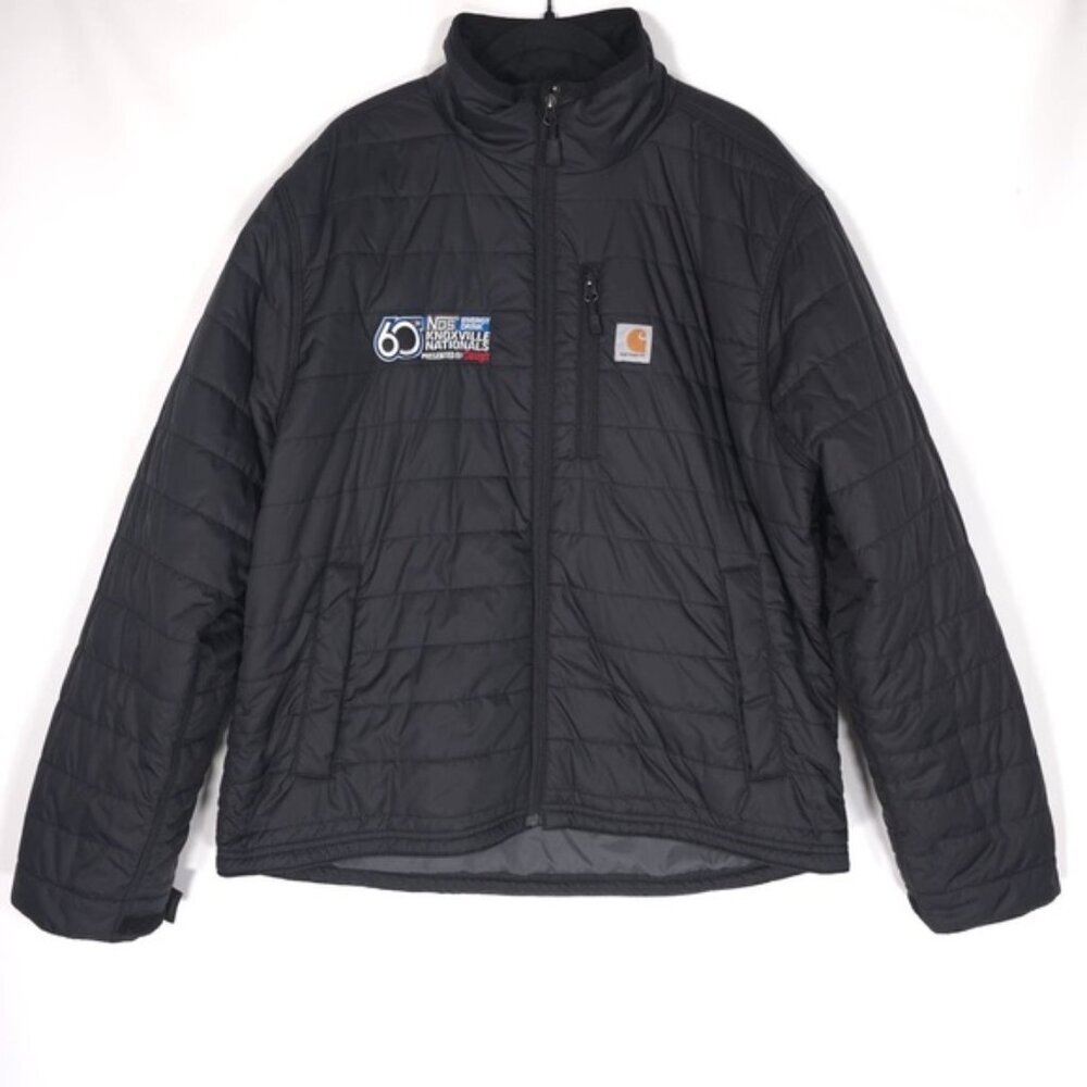 Carhartt Rain Defender Jacket LARGE Knoxville Nationals Embroidered 102208